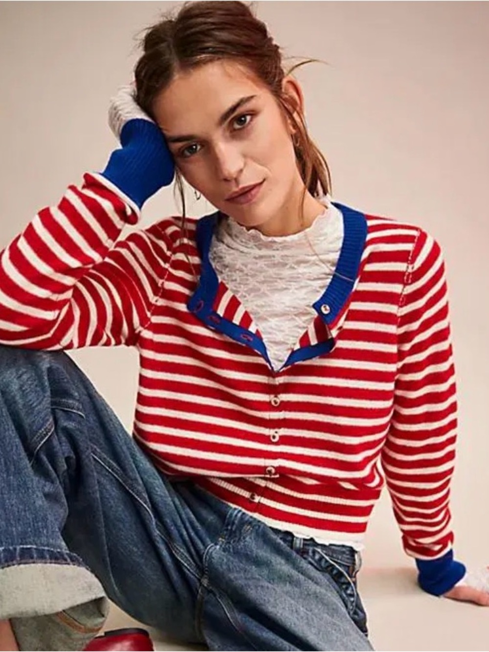 FREE PEOPLE Nocturnal cardi size XL